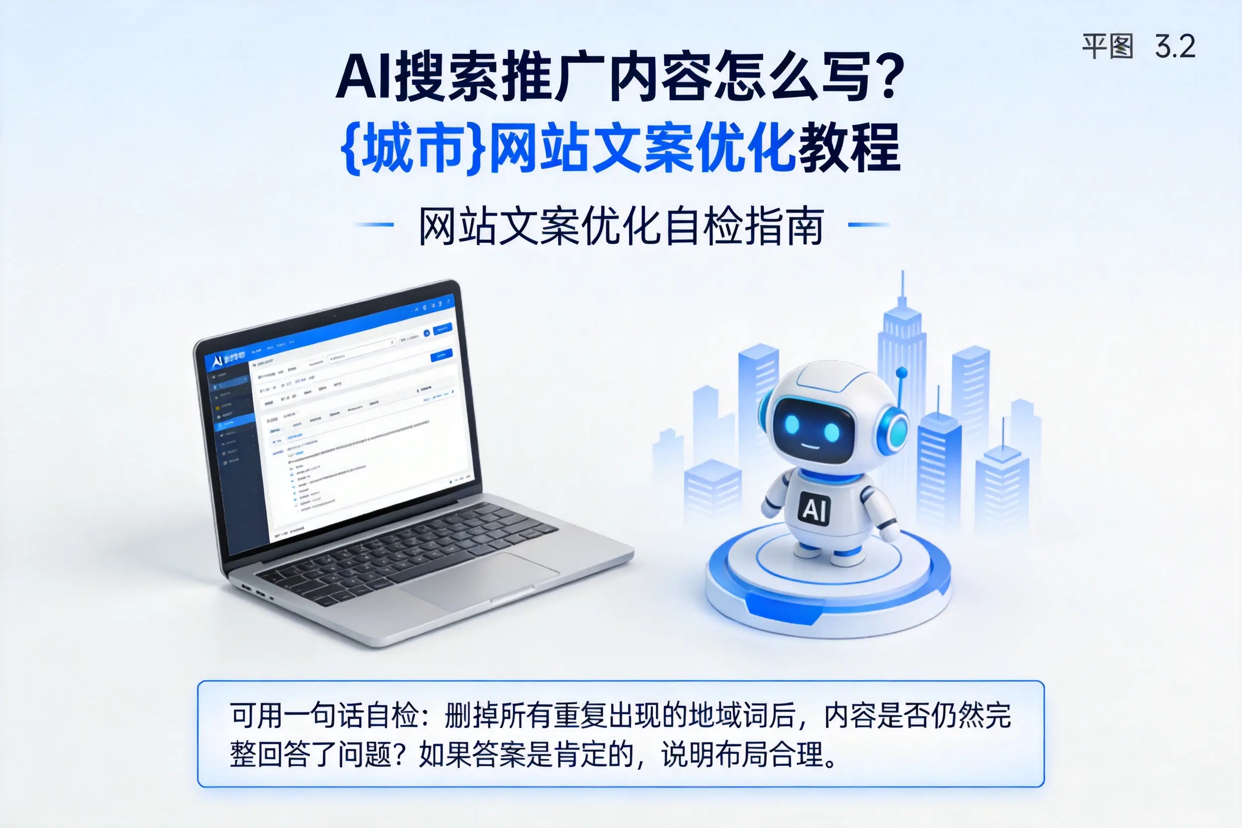 AI搜索推广内容怎么写？淮南网站文案优化教程