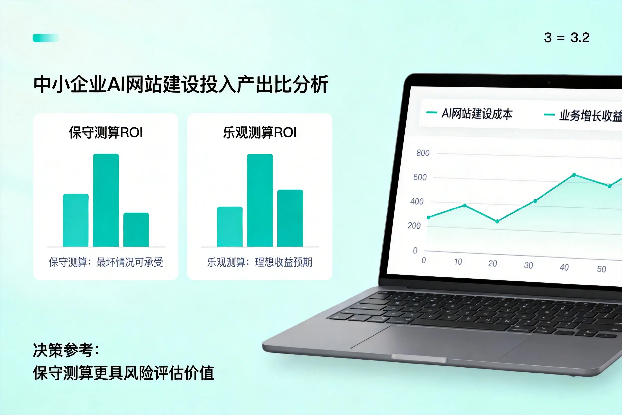淮南中小企业AI网站建设投入产出比怎么算？先看这份分析