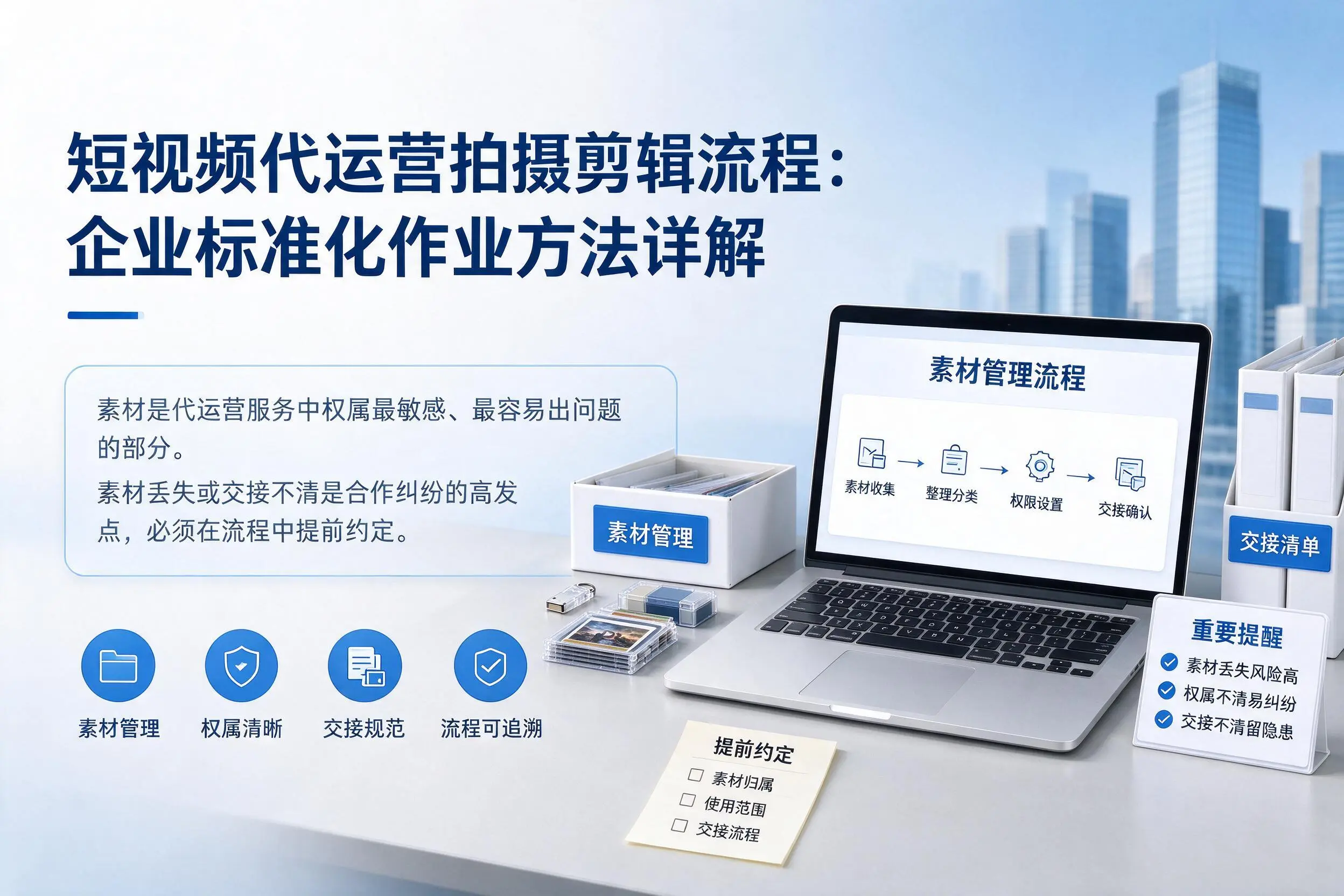 短视频代运营拍摄剪辑流程：淮南企业标准化作业方法详解
